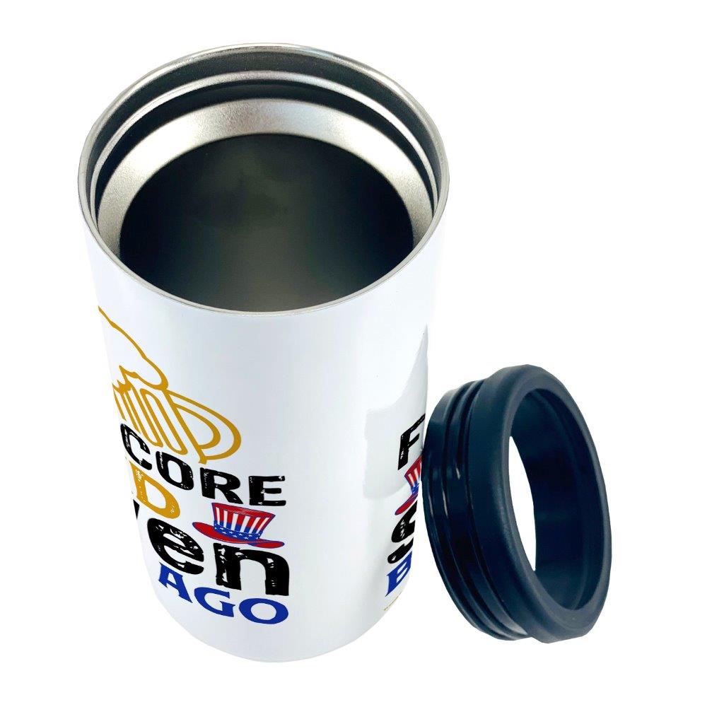 Trend Setters Original (Seven Beers Ago) 12 oz Stainless Steel Slim Can Cooler SSKOOW0036